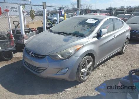 2013 Hyundai Elantra Limited from USA, damaged, VIN KMHDH4AE2DU915616